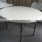 Hot saling round shape blow moulded foldable table