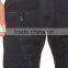 Hot Sales Black Side Zipper Pocket Men Cargo Pants