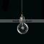 Clear Globe Bulbs Suspension Lights Chandelier with 19 Heads for Projects