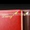 gold hot stamping black and red leather a4 size diary
