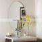 36x24" large vanity frameless bevelled oval bathroom mirror
