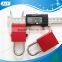 AJF Newest High Quality Red Aluminium Key Lock Safe