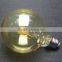 360degree beam angle high brightness 90~100lm/w E26 E27 B22 6W G125 filament led bulb