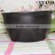 Plant pot for flower green small oval ceramic pot