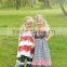 high quality toddler girls stripes ruffle 4th of july outfits for wholesale