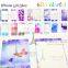 6D Silicone Fancy Color Tempered Glass Screen Protector With Design for iPhone 5 6 6S Plus ,Smart Tempered Screen Protector