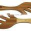 New Design Tableware Salad Round bowl and salad hands set Natural Best Selling Bamboo Fruit Bowl