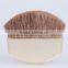 Light yellow handle mini half moon blush brush cosmetic brush