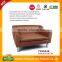 Zippered Cushion Suede Fabric Pet Lounger Bed