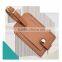 2016 custom made faux leather luggage tags pu baggage name tag for trip