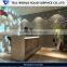 High end hotel reception desk, reception desk white gloss