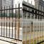 Cheap powder coated frame and iron metal frame used wrought iron material fence for home/hotel/cottage