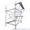 Kwikstage scaffolding for cleaning and building