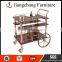 Hotel Used Luxury Design Wood Serving Carts JC-ZS27