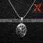 Best Price Stainless Steel Angel Silver Black Pendant Medal For Women