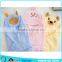 100% cotton towelling fabric blue terry little baby hoodie bath towel