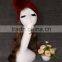 Handmade Women's 100% genuine fur scarf /real fur headband with raccoon ball