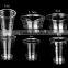 Cup And Saucer Tableware Pet Plastic Type Mini Dessert Cup Disposable Beverage Use
