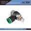 Pneumatic plastic control valve speed controller(flow speed regulators) SC series