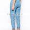 Ladies spring/summer washed light weight denim/chambray jogger pants/trousers SYA15034