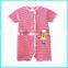 Factory sale short sleeve infant romper,infant and toddler rompers new style baby romper