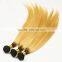 wholesale price top quality human hair weave blonde remy hair extension