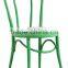 Hot sale iron steel outdoor garden or restaurant metal dining coffee chair T series