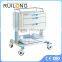 New Style Best Sell Steel Medical Tool Trolley With Drawers