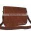 Full grain leather messenger vintage bags suede material