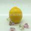 Personal care fruit shape 30ml plastic jars for skin care cream