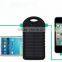 2015 electronic corporate gifts 5000mah waterproof solar power bank