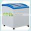 235L ice cream display chest freezer