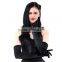 Black Full Long Satin Bridal Gloves Factory Suppliers Black Full Long Satin Bridal Gloves