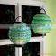 Chinese floating water green paper lantern