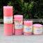 Christmas decorative aroma pillar candle wholesale