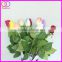 single rose bud latex real touch artificial flower for arrangements