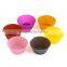kitchen tools non-stick cookware Silicone Baking Cups, Custom Private Christmas gifts Cupcake Cup