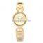 OEM custom you own logo golden wrist watches alloy bracelet watch