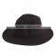 unisex plain ployester faux wool felt fadora hats