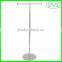 Bag Stand with Two Straight Arm Poles - Silver