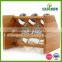 Hot selling bamboo rack Set with six glass spice jars wholesale