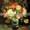 Van Gogh canvas Vase with Carnations painting for office wall decoration