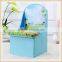 Children cartoon storage stool, folding kids chair