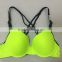 Womens Underwear Plunge Push up Multiway Cross Back Support Bra Padded