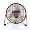 Bronze 6 Inch metal usb mini fan
