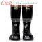 Steel Toe High Heel Rubber Safety Boots Mens