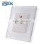 Toughened glass panel universal wall socket usb charger