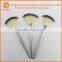 Wholesale silver Handle Facial Fan Cleaning Brush with High Quality Synthetic Hair