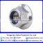 DIN6926 M3-M10 carbon steel flange nylon nut