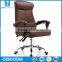 High back gas lift swivel pu office chair leather chair president